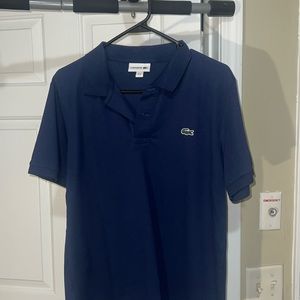Blue Lacoste polo